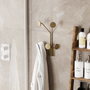 Wallity Giraffe-A Gancho Metálico de Pared Dorado
